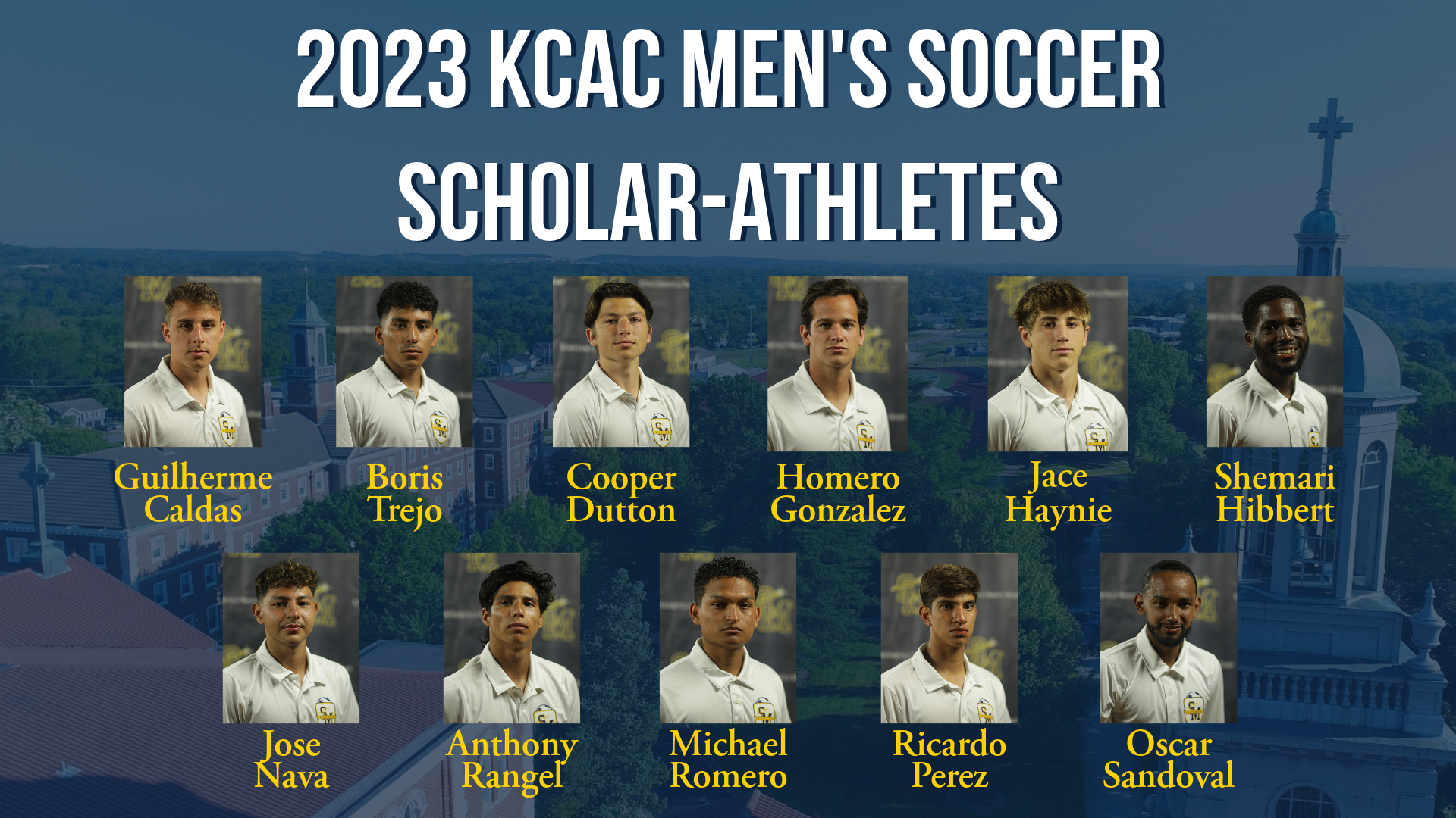 11 Men's Soccer Players Named 2023 KCAC Scholar-Athletes
