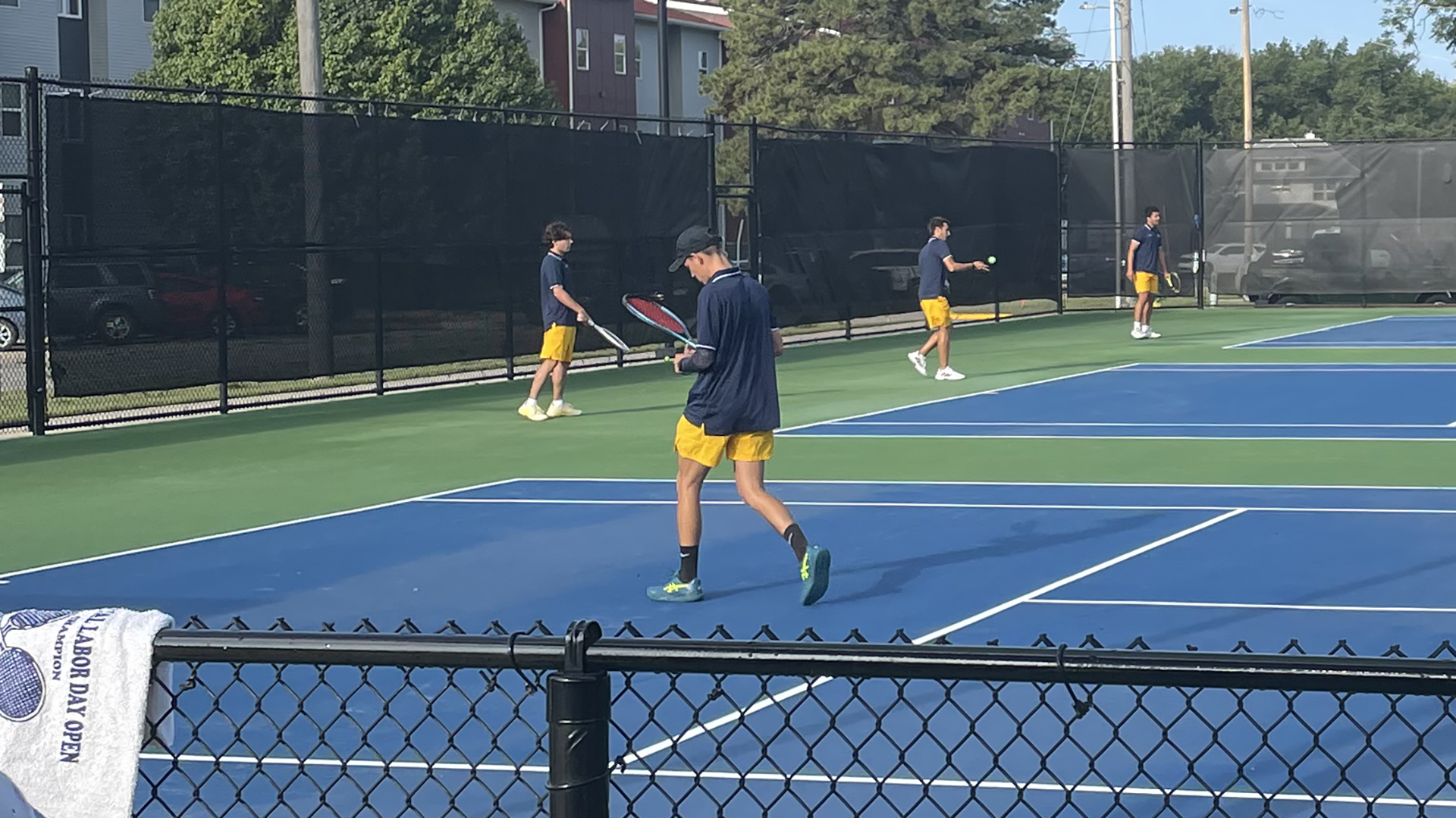 Men's Tennis Gets First Win of 2023-24 Season Over Central