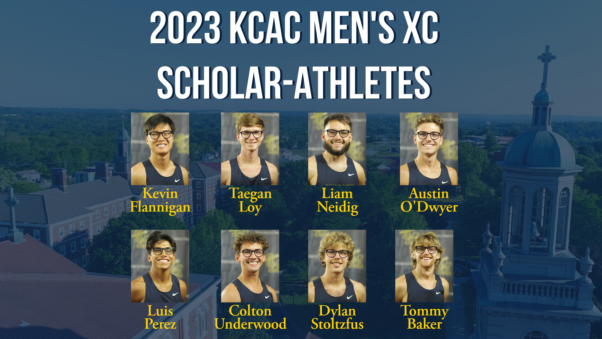 Men's Cross Country Has Eight Runners Named 2023 KCAC Scholar-Athletes