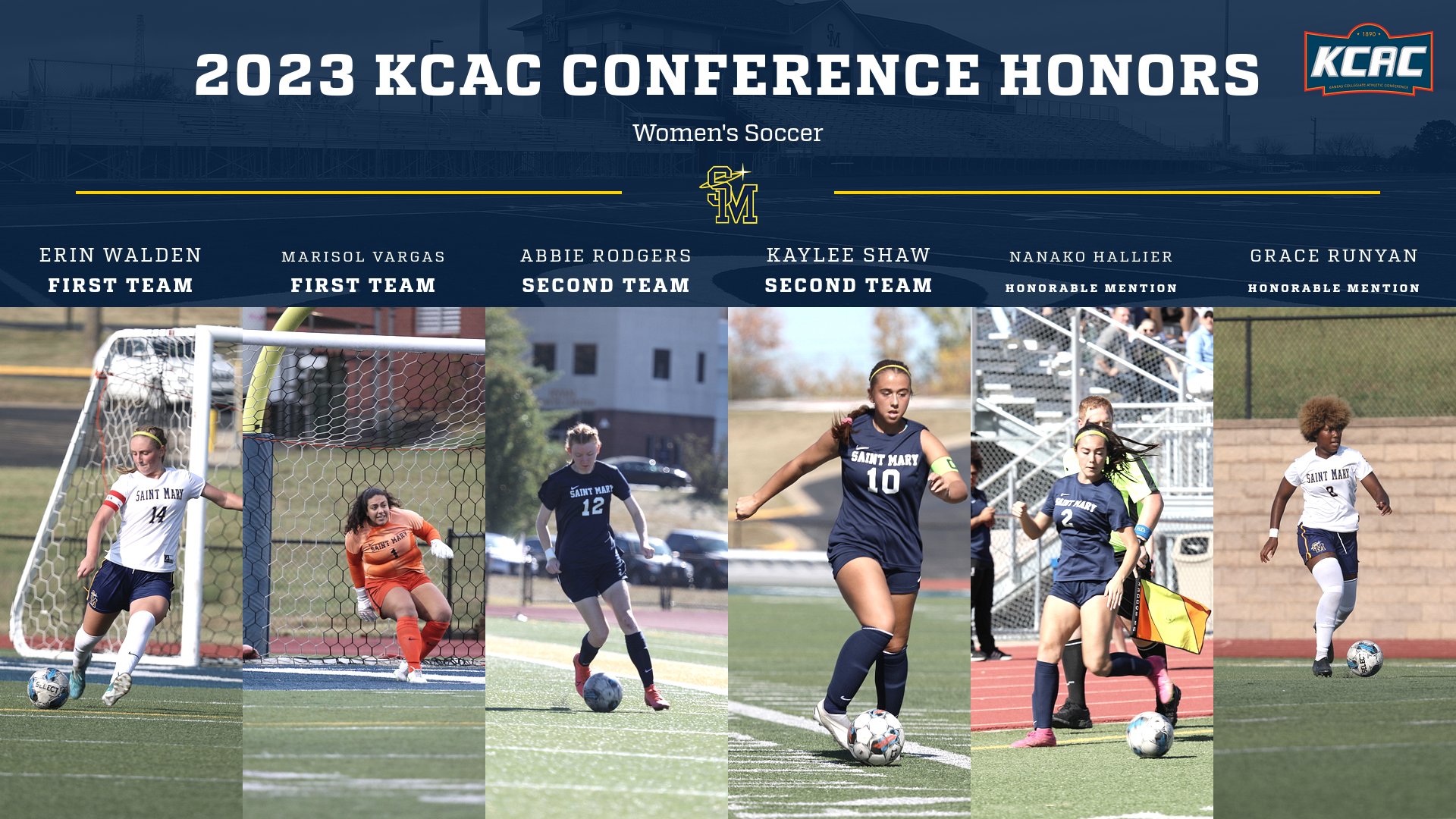Seven Spires Receive All-KCAC Honors