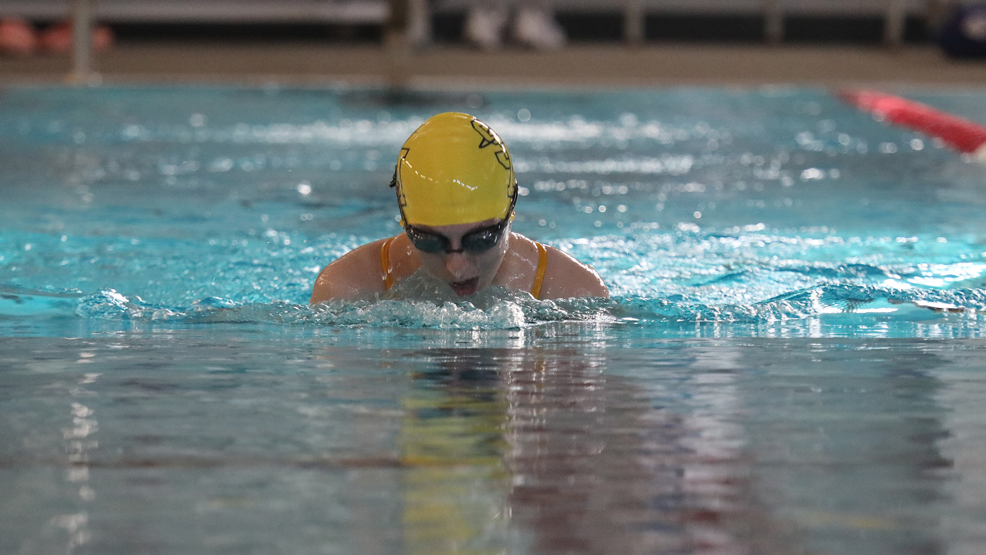 Women's Swim Takes First in Kansas Collegiate Showcase