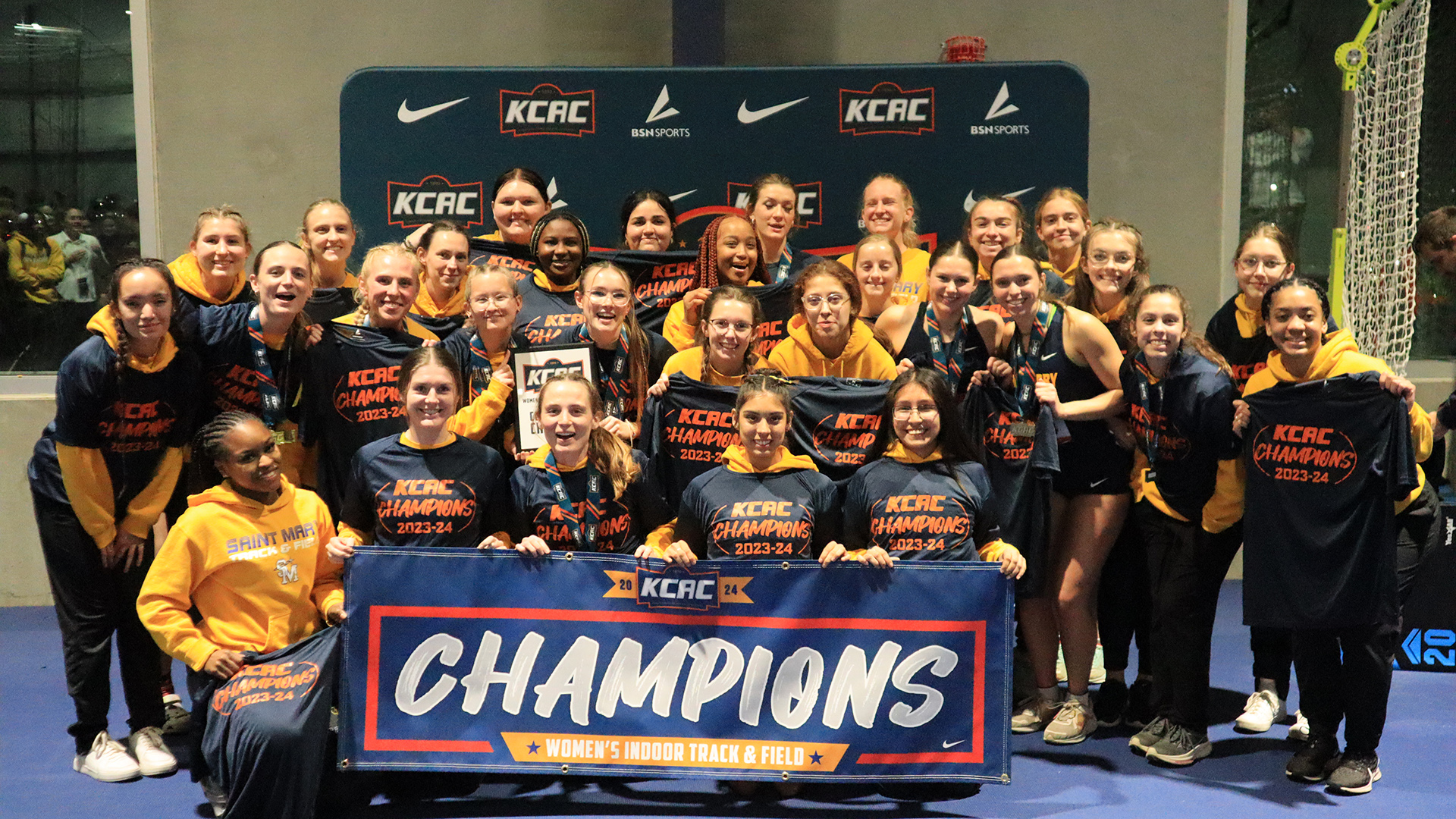 Women's Indoor Track & Field Win Second KCAC Championship in Program History