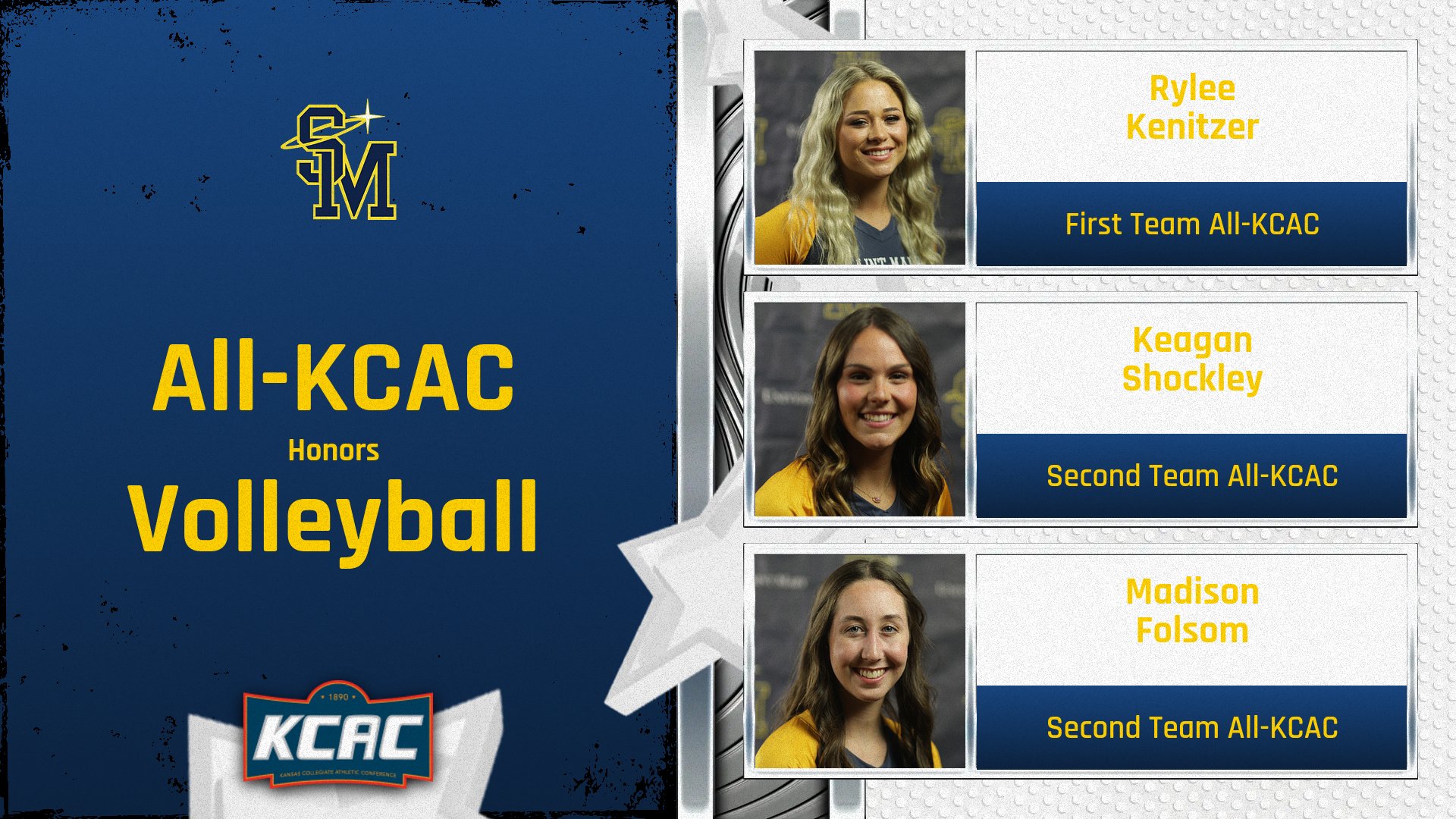 Three Spires Named to All-KCAC Teams