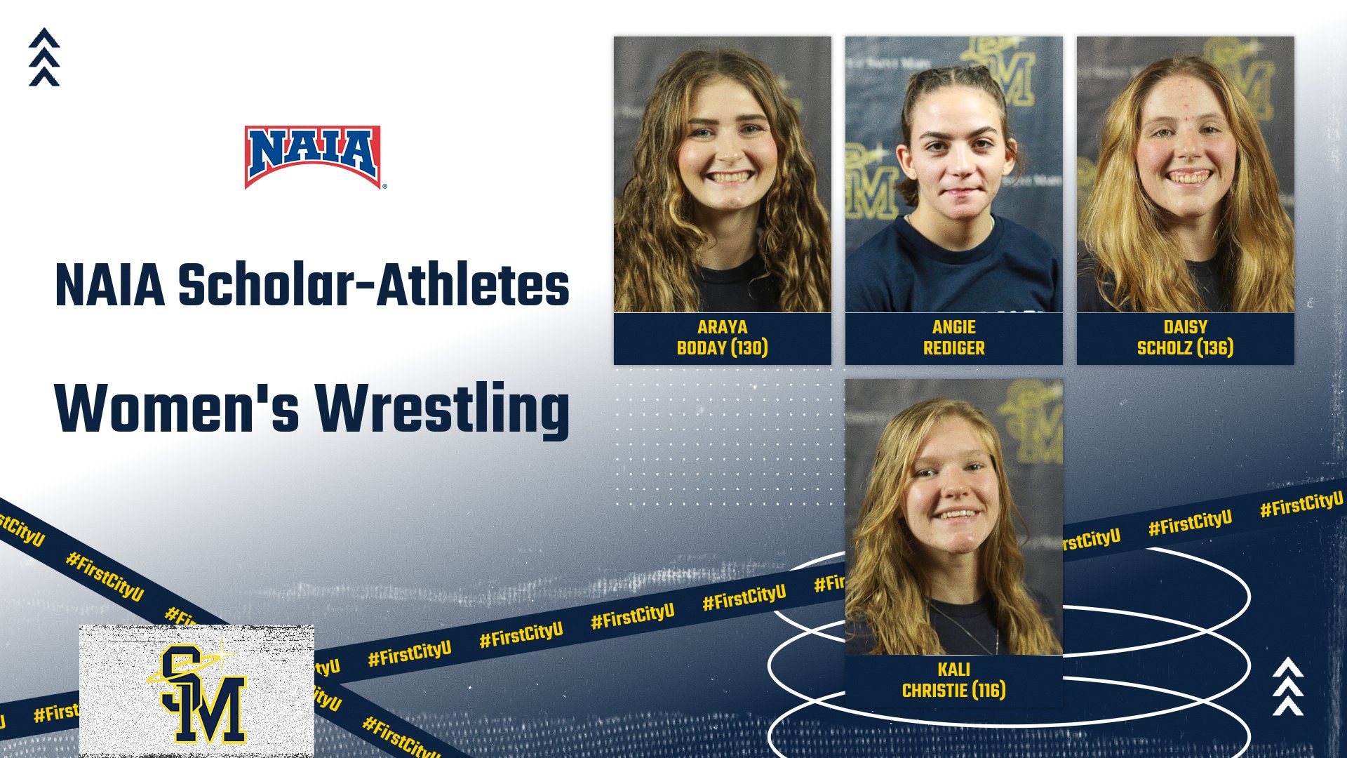 Four Women's Wrestlers Named NAIA Scholar-Athletes