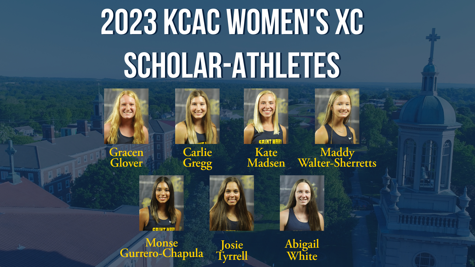 Seven Women's Cross-Country Runners Named 2023 KCAC Scholar-Athletes